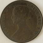 Halfpence 1864  VICTORIA GVF