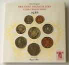 ROYAL MINT - UNCIRCULATED SETS 1986  Elizabeth II TWO POUND TO 1P (8 coins) INCLUDES NEW TWO POUND BU