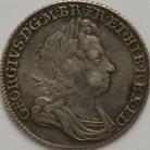 SHILLINGS 1715  GEORGE I ROSES AND PLUMES VF