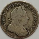 SHILLINGS 1718  GEORGE I ROSES AND PLUMES GF