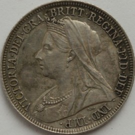 SHILLINGS 1896  VICTORIA LARGE ROSE GEF