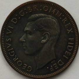 FARTHINGS 1949  GEORGE VI BRONZE PROOF EXTREMELY RARE ONLY 15 KNOWN FDC