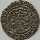 EDWARD IV 1464 -1470 EDWARD IV GROAT 1ST REIGN LIGHT COINAGE CLASS XB NO MARKS AT NECK MM LONG CROSS FITCHEE GVF