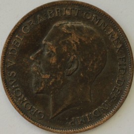 PENNIES 1912 H GEORGE V SCARCE GVF