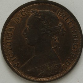 HALFPENCE 1882 H VICTORIA SCARCE GEF