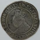 ELIZABETH I 1560 -1561 ELIZABETH I SHILLING. 2ND ISSUE BUST 3C BEADED INNER CIRCLES MM CROSS CROSSLET GF