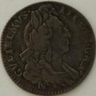 SIXPENCES 1696 N WILLIAM III NORWICH. 1ST BUST. 1ST HARP F
