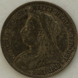 SIXPENCES 1899  VICTORIA  GVF