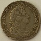 SHILLINGS 1720  GEORGE I ROSES AND PLUMES VERY SCARCE GVF