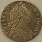 SIXPENCES 1700  WILLIAM III 3RD BUST UNC LUS