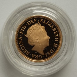 HALF SOVEREIGNS 2015  ELIZABETH II PROOF BY JODY CLARK (IN CAPSULE ONLY) NO INDIVIDUALLY BOXED COINS ISSUED BY THE ROYAL MINT FDC