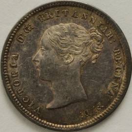 MAUNDY FOURPENCES 1850  VICTORIA  FDC T