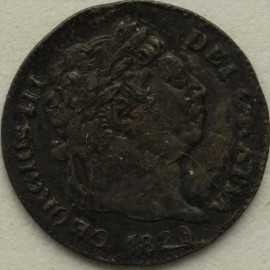 MAUNDY PENNIES 1820  GEORGE III  GEF