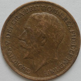 PENNIES 1920  GEORGE V F188 GVF