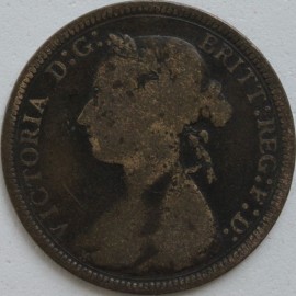 HALFPENCE 1893  VICTORIA  GF