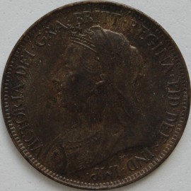 HALFPENCE 1900  VICTORIA  GEF