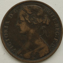 PENNIES 1863  VICTORIA  NVF