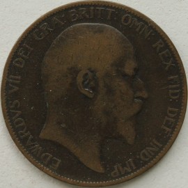 PENNIES 1902  EDWARD VII LOW TIDE GF