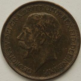 HALFPENCE 1925  GEORGE V 1ST TYPE GVF