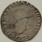 ELIZABETH I 1560 -1561 ELIZABETH I SHILLING 2ND ISSUE BUST 3A MM MARTLET NF/GF