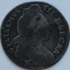 SIXPENCES 1696 Y WILLIAM III YORK 1ST BUST EARLY HARP LARGE CROWNS ESC 1296/1539 F/NF