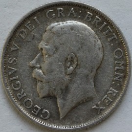 SHILLINGS 1913  GEORGE V SCARCE GF