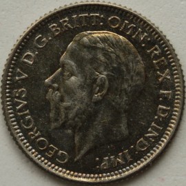 SIXPENCES 1928  GEORGE V  GEF