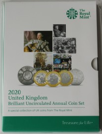 ROYAL MINT - UNCIRCULATED SETS 2020  ELIZABETH II 1P TO FIVE POUNDS (13 COINS) INCLUDES 3 NEW TWO POUNDS PLUS OLYMPIC 50 PENCE BU