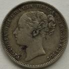 SHILLINGS 1879  VICTORIA 4TH HEAD DIE NUMBER 2 NVF
