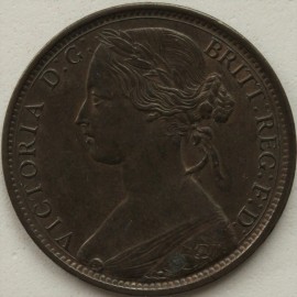 PENNIES 1863  VICTORIA F42 NEF