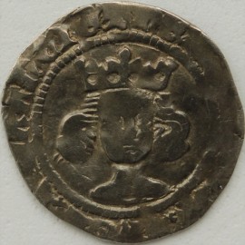 HENRY IV 1399 -1412 HENRY IV PENNY HEAVY COINAGE YORK MINT BUST WITH BROAD FACE ROUND CHIN VERY RARE NVF