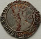 CHARLES I 1641 -1643 CHARLES I SHILLING TOWER MINT MM TRIANGLE IN CIRCLE GF