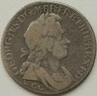 SHILLINGS 1723  GEORGE I WCC WELSH COPPER COMPANY VERY RARE GF