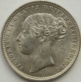 SHILLINGS 1868  VICTORIA DIE NO 50 BU