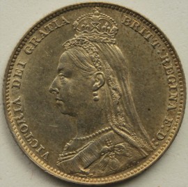 SHILLINGS 1892  VICTORIA VERY SCARCE UNC LUS