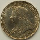 SHILLINGS 1893  VICTORIA OLD HEAD SMALL OBVERSE LETTERS BU