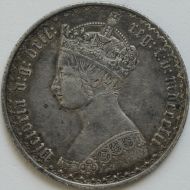 FLORINS 1852  VICTORIA GVF