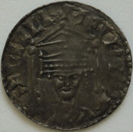 NORMAN KINGS 1066 -1087 WILLIAM I PENNY CANOPY TYPE WINCHESTER BRIHTMAER ON PINC  GVF