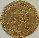 HAMMERED GOLD 1547 -1551 EDWARD VI HALF SOVEREIGN IN THE NAME OF HENRY VIII TOWER MINT MM MARTLET NVF