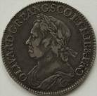 HALF CROWNS 1658  CROMWELL VERY RARE - SMALL METAL FLAW ON OBVERSE GVF/NEF