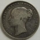 SHILLINGS 1848  VICTORIA EXTREMELY RARE F