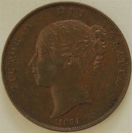 PENNIES 1851  VICTORIA DEF : FAR COLON VERY SCARCE NEF