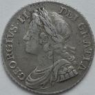 SHILLINGS 1739  GEORGE II ROSES LARGE GARTER GVF