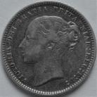 SHILLINGS 1873  VICTORIA DIE NUMBER 9 PREVIOUSLY UNRECORDED NVF