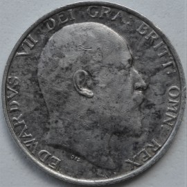 SHILLINGS 1909  EDWARD VII  GVF