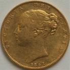 SOVEREIGNS 1841  VICTORIA EXTREMELY RARE GF/NVF