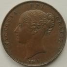 PENNIES 1860  VICTORIA COPPER ISSUE EXTREMELY RARE P1521 NEF