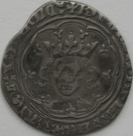 RICHARD II 1377 1399 RICHARD II Groat type II new lettering retrograde Z before franc london scarce  NVF