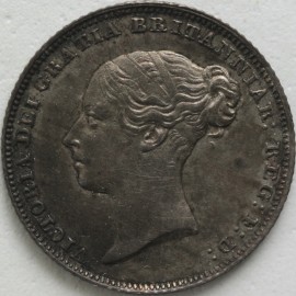 SIXPENCES 1853  VICTORIA  GEF