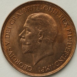 PENNIES 1929  GEORGE V  BU